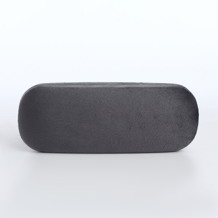 Футляр для очков на хлопушке, длина 16 см, цвет серый