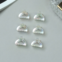 Краб для волос "Аванти" (набор 6 шт) дуга, 2,5 см, прозрачный