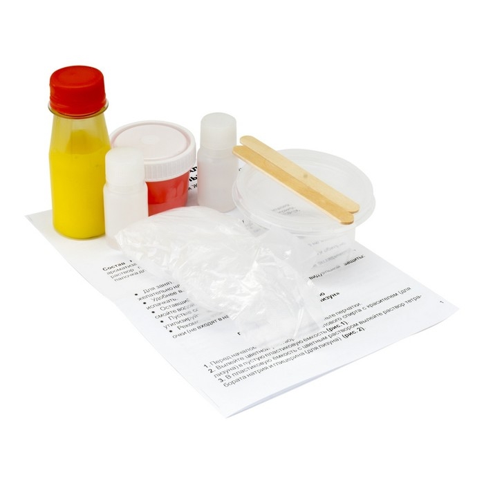 Химические опыты 2 в 1 &laquo;Волшебный лизун и жвачка для рук&raquo;