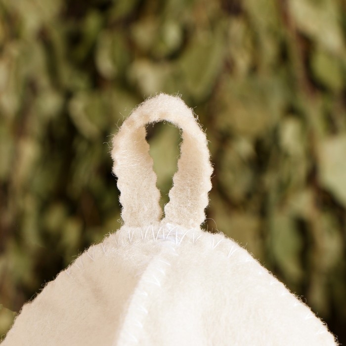 Шапка для бани с термопечатью Шапка для бани с термопечатью "Настоящий банщик"