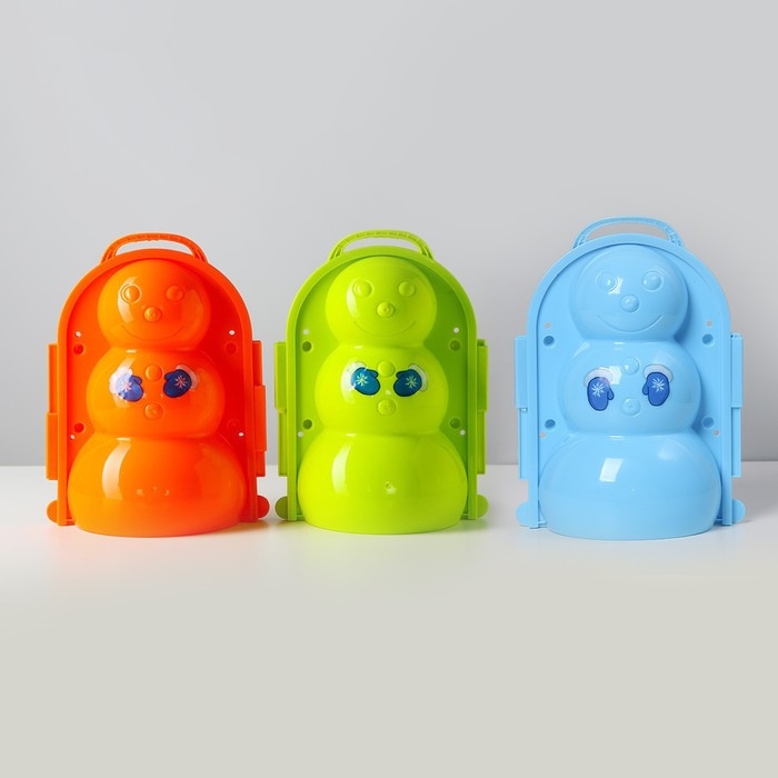 Новогодний подарок. Снежколеп-песколеп &laquo;Снеговик&raquo;, цвета МИКС, на новый год