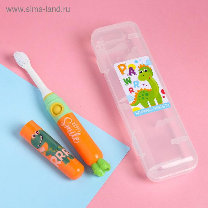Зубная щётка детская электрическая &laquo;Дракоша&raquo;, LP-008, 19,2 х 5,5 см.