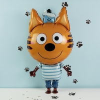 Шар фольгированный 39" &laquo;Три кота. Коржик&raquo;, ходячая фигура