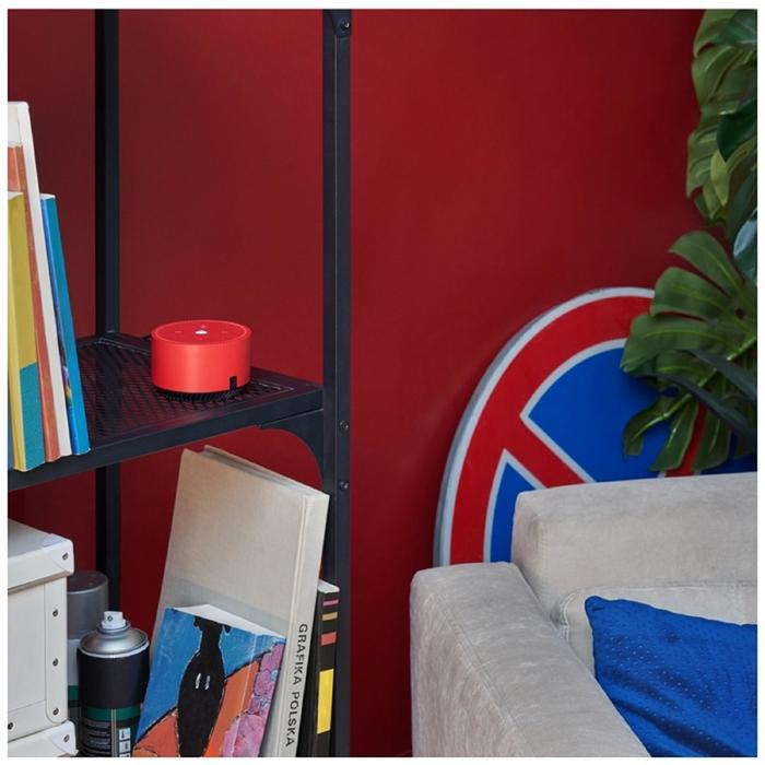 Умная колонка Умная колонка "Яндекс.Станция лайт" (YNDX-00025R), голосовой помощник Алиса, 5Вт, Wi-Fi, BT5.0, красный