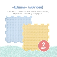 Модульный массажный коврик ОРТОДОН, набор №2 «Малыш» пастельные цвета Модульный массажный коврик ОРТОДОН, набор №2 «Малыш» пастельные цвета