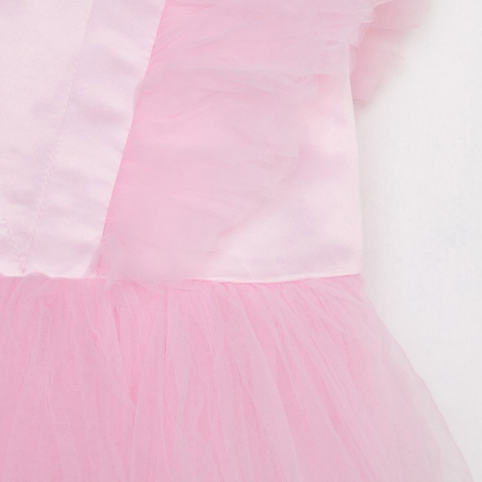 Платье нарядное детское KAFTAN, р. 32 (110-116 см), розовый Платье нарядное детское KAFTAN, р. 32 (110-116 см), розовый