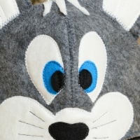 Шапка для бани модельная "Кролик" Шапка для бани модельная "Кролик"