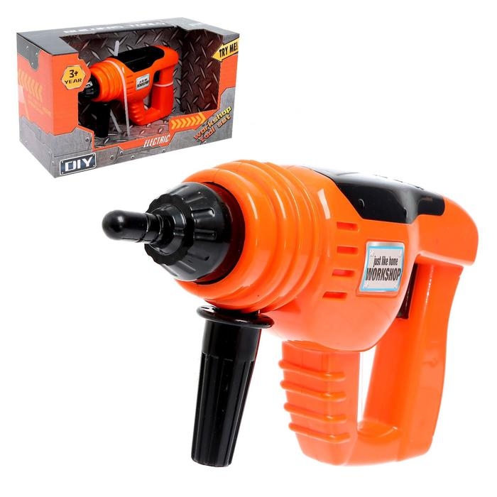 Инструмент детский &laquo;Перфоратор&raquo;, звуковые эффекты, работает от батареек