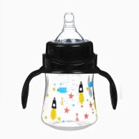 Бутылочка для кормления &Oslash;50мм ШГ, +0мес.,150мл, цвет черный