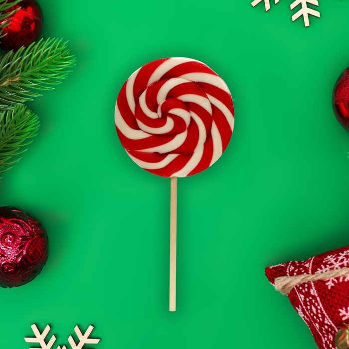 Новый год. Карамель леденцовая фигурная Sweet Ness "Новогодняя открытка", 30 г