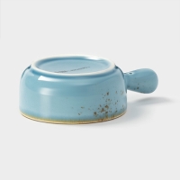 Кокотница фарфоровая Magistro &laquo;Церера&raquo;, 100 мл, d=7,5 см, цвет голубой