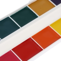 Акварель 12 цветов "Гамма" "Мультики", медовая, без кисти, картон Акварель 12 цветов "Гамма" "Мультики", медовая, без кисти, картон