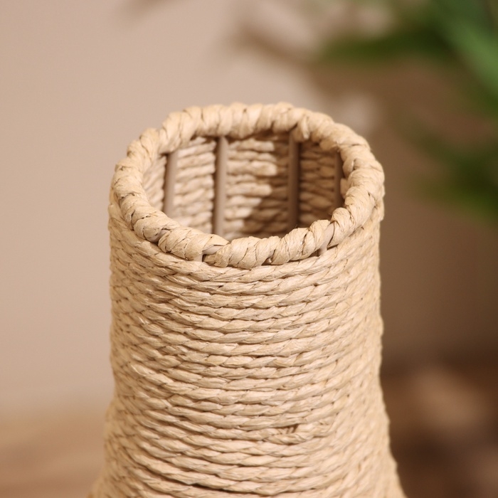 Ваза плетёная, напольная 17х17х69 см Ваза плетёная, напольная 17х17х69 см