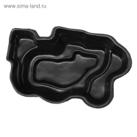 Пруд садовый пластиковый, 900 л, чёрный Пруд садовый пластиковый, 900 л, чёрный