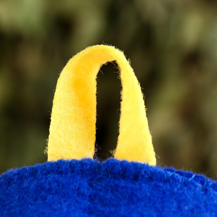 Шапка для бани с аппликацией Шапка для бани с аппликацией "Игривый Тюлень"