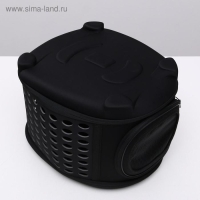 Складная сумка-переноска большая, материал EVA, 42,5 х 37,5 х 29,5 см, черная Складная сумка-переноска большая, материал EVA, 42,5 х 37,5 х 29,5 см, черная