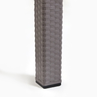 Стол садовый "Дербент", 90 х 90 х 74 см, серый Стол садовый "Дербент", 90 х 90 х 74 см, серый