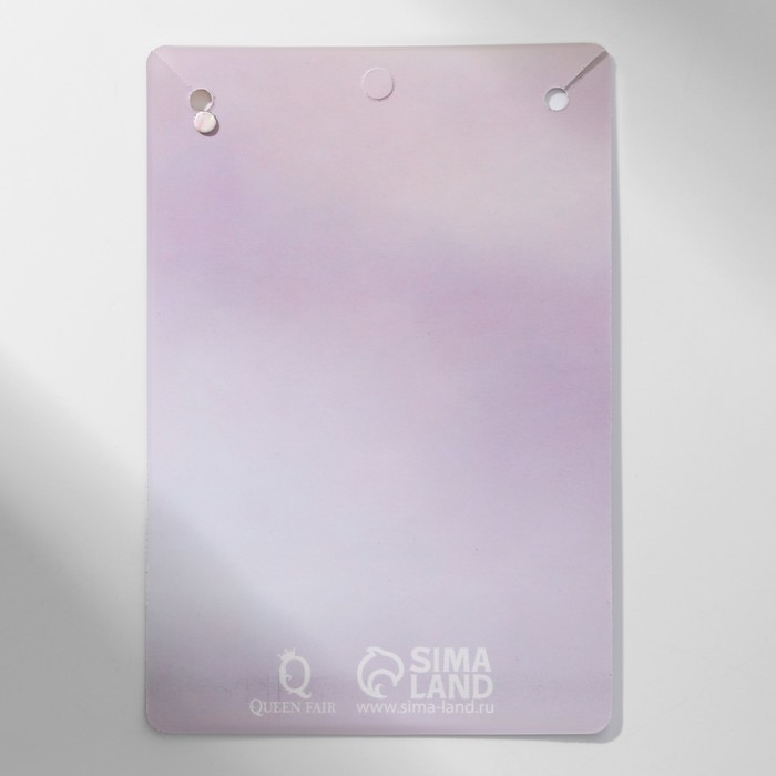 Кулон-оберег &laquo;Мини&raquo; стрекоза, глаз, цвет бело-голубой в серебре, 38 см