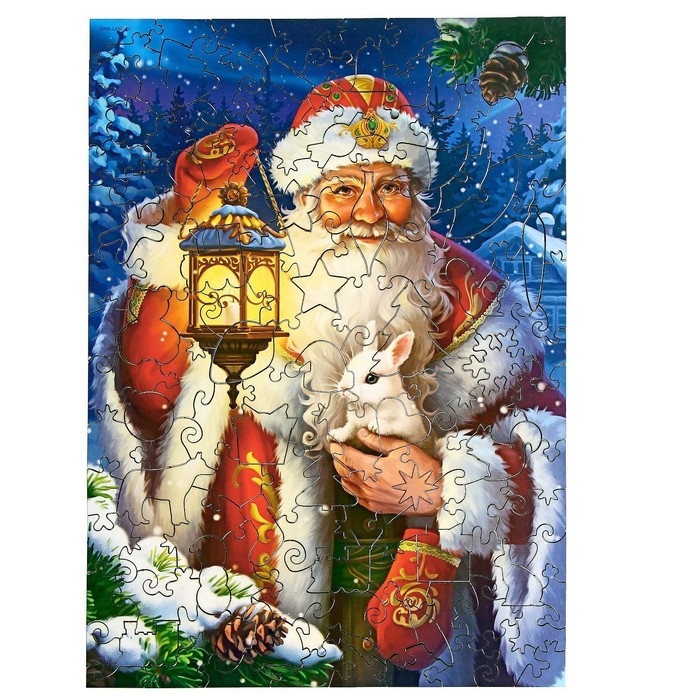 Новогодний пазл фигурный «Волшебство Нового года»! Новогодний пазл фигурный «Волшебство Нового года»!