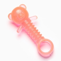 Игрушка для собак жевательная светящаяся в темноте &laquo;Медвежонок&raquo;, 9 х 4.5 см