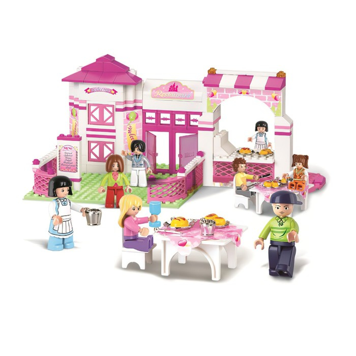 Конструктор &laquo;Розовая мечта: домик&raquo;, 306 деталей