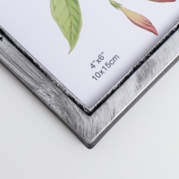 Фоторамка пластик на 3 фото 10х15, 13х13 см "Виноград" тёмное серебро 26х33 см Фоторамка пластик на 3 фото 10х15, 13х13 см "Виноград" тёмное серебро 26х33 см