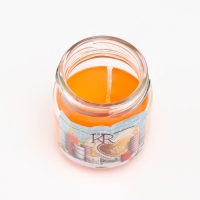 Ароматическая свеча в банке "Мандарин", 6,4х6 см Ароматическая свеча в банке "Мандарин", 6,4х6 см