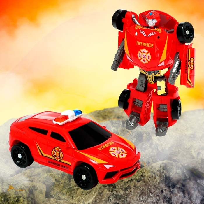 Набор роботов &laquo;Гоночные автомобили&raquo;, трансформируются