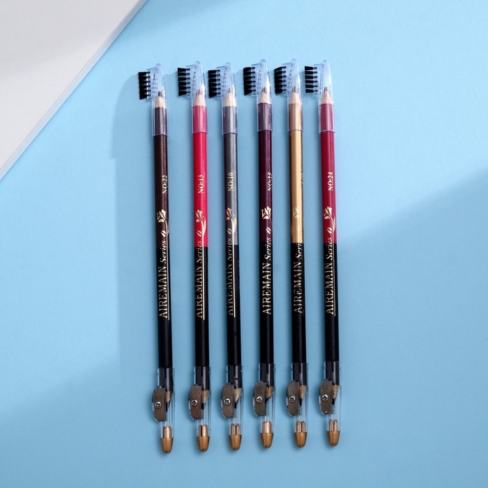 Набор карандашей Aireman  с точилкой 12 шт, микс