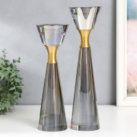 Подсвечники "Гармония" набор 2 шт 32х9х9 см