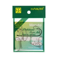 Крючки Maruto 1246, цвет Ni, № 4, 10 шт. Крючки Maruto 1246, цвет Ni, № 4, 10 шт.