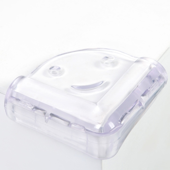 Защитные накладки на углы &laquo;Мордочки&raquo;, набор 4 шт., прозрачные, Крошка Я