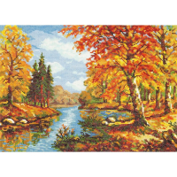 Набор для вышивания крестом &laquo;Золотая осень&raquo;