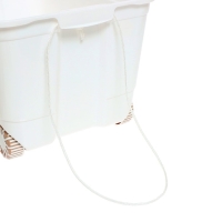 Ящик для игрушек &laquo;Воздушные шары&raquo;, на колёсах 58 &times; 39 &times; 33,5 см, 45 л, тёмно-бежевый