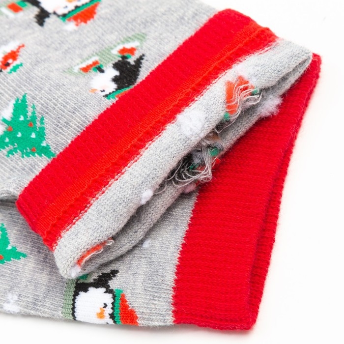 Носки женские &laquo;Пингвин&raquo;, цвет светло-серый, размер 23-25