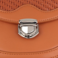 Застёжка для сумки, 3,3 &times; 3 см, цвет серебряный