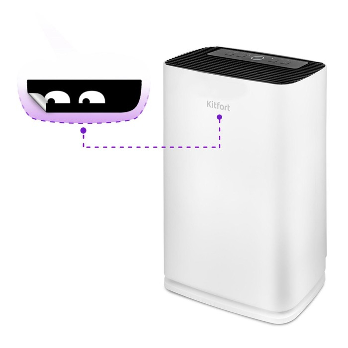 Очиститель воздуха Kitfort КТ-2824, 45 Вт, 310 м&sup3;/ч, до 40 м2, белый