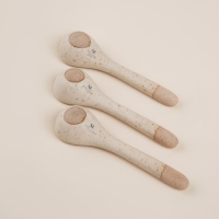 Набор ложек чайных из керамики SL Home &laquo;Виенто&raquo;, 10,5&times;2,8 см, цвет бежевый