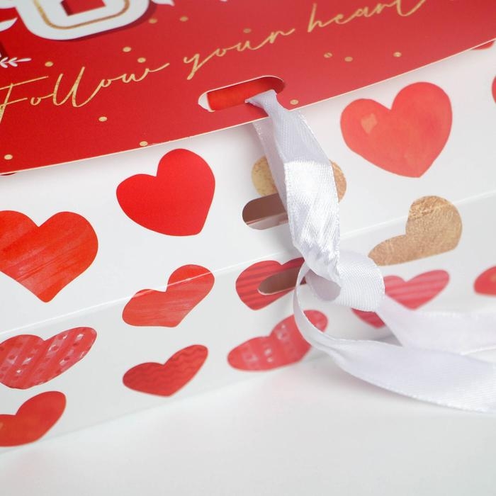 Коробка подарочная складная, упаковка, &laquo;LOVE&raquo;, 16.5 х 12.5 х 5 см