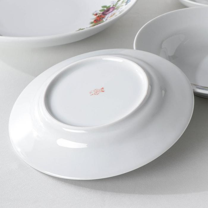 Набор столовой посуды &laquo;Букет цветов&raquo;, 34 предмета