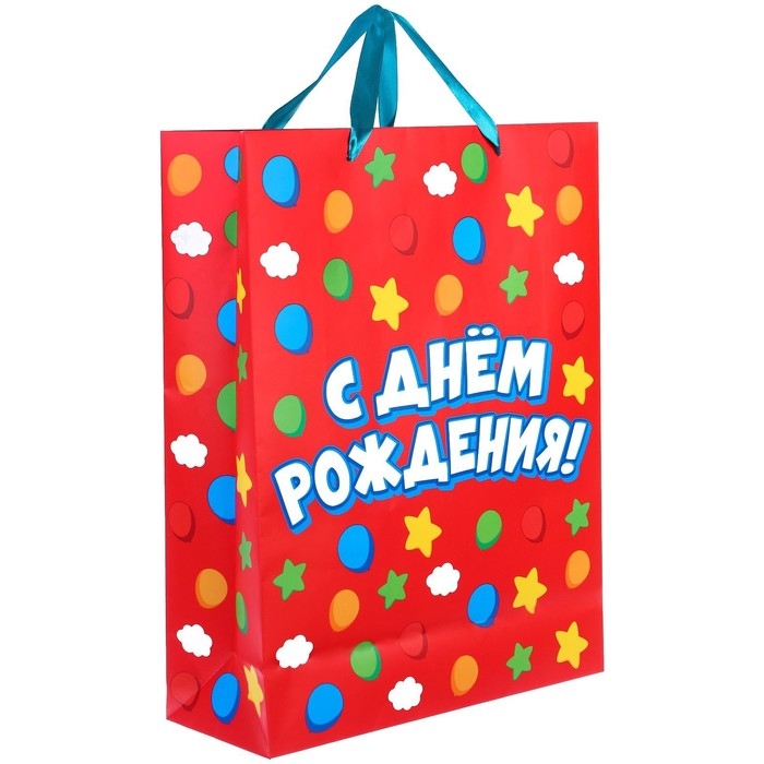 Пакет ламинированный вертикальный, Синий трактор, 31 х 40 х 11,5 см, МИКС