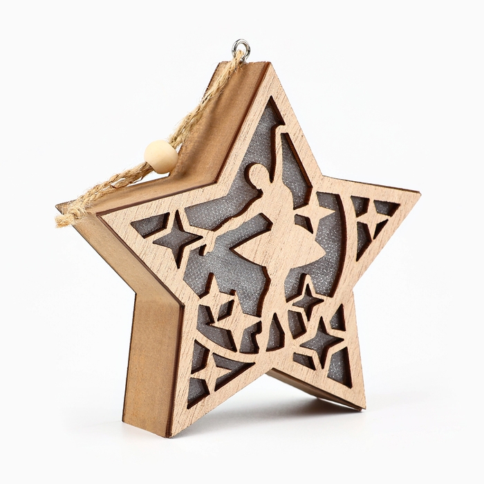 Ёлочная игрушка новогодняя &laquo;Балерина&raquo;, на Новый год, 11,5 х 11 см