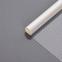 Пленка цветная с белым рисунком точки 100см х 9м 350г