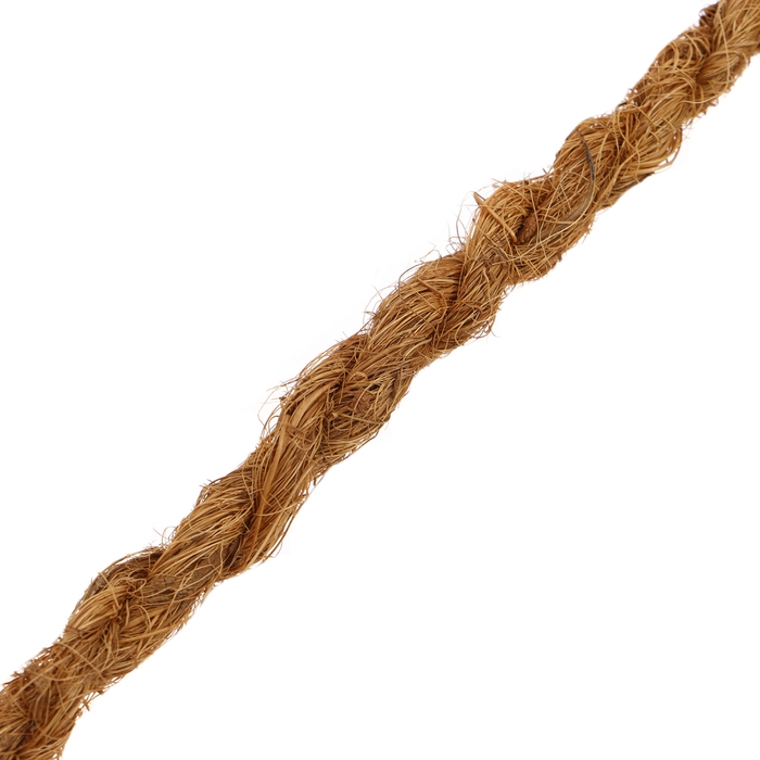 Канат кокосовый, кручёный, диаметр 10 мм, бухта 10 м, Greengo Канат кокосовый, кручёный, диаметр 10 мм, бухта 10 м, Greengo