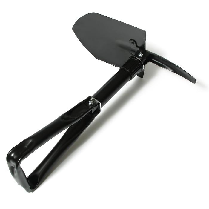 Лопата туристическая, складная, L = 62 см, пилка, металлический черенок с ручкой, в чехле, МИКС, Greengo Лопата туристическая, складная, L = 62 см, пилка, металлический черенок с ручкой, в чехле, МИКС, Greengo