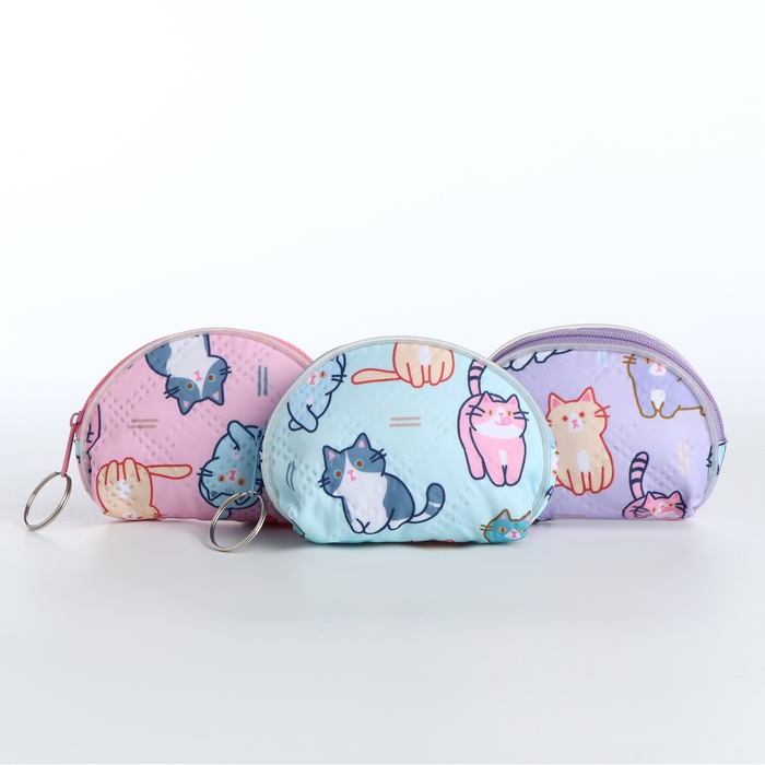 Кошелёк детский на молнии &laquo;Выбражулька&raquo;, цвет МИКС