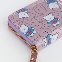 Кошелёк детский на молнии, цвет сиреневый Кошелёк детский на молнии, цвет сиреневый