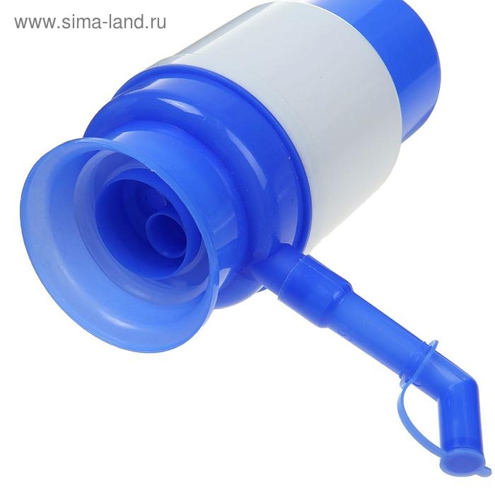 Помпа для воды Luazon, механическая, малая, под бутыль от 11 до 19 л, голубая Помпа для воды Luazon, механическая, малая, под бутыль от 11 до 19 л, голубая