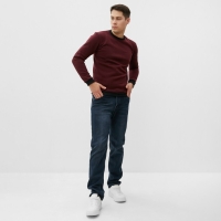 Свитшот мужской НАЧЁС, цвет бордо, размер 52