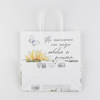 Пакет подарочный, упаковка, &laquo;Тепло&raquo;, 22 х 22 х 11 см